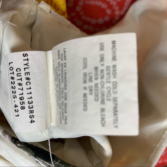 Corey P Sz 12 sleeveless Rose Pattern Dress - Picture 7 of 7